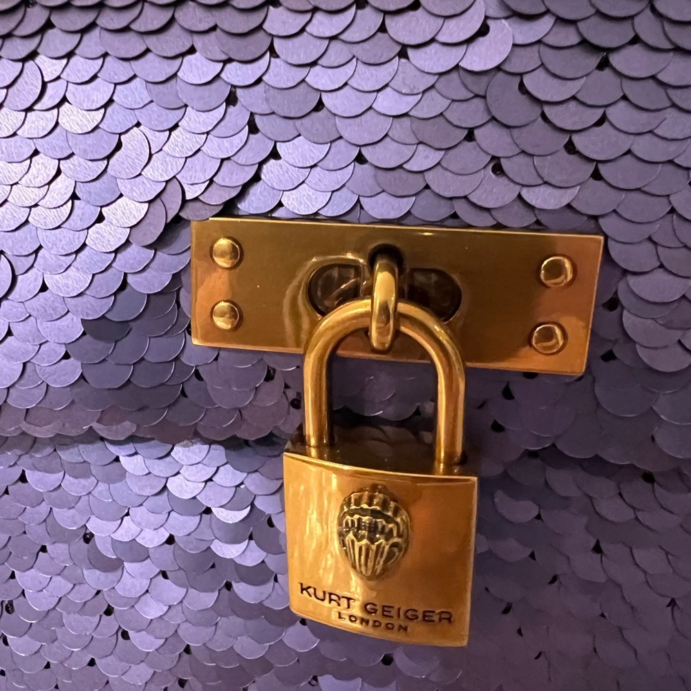 Kurt Geiger London ~ Sequin Mini Brixton Crossbody & Dust Bag - NWT MSRP $198 - Picture 7 of 10